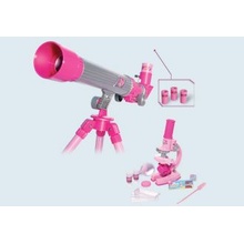 Телескоп и микроскоп для девочек (35 предметов) - Увеличить...