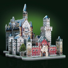 Пазл 3D Замок Нойшванштайн, 890 деталей Увеличить...