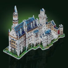 Пазл 3D Замок Нойшванштайн, 890 деталей Увеличить...