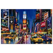 Пазл 1000 деталей - 'Times Square, Нью-Йорк' - Увеличить...
